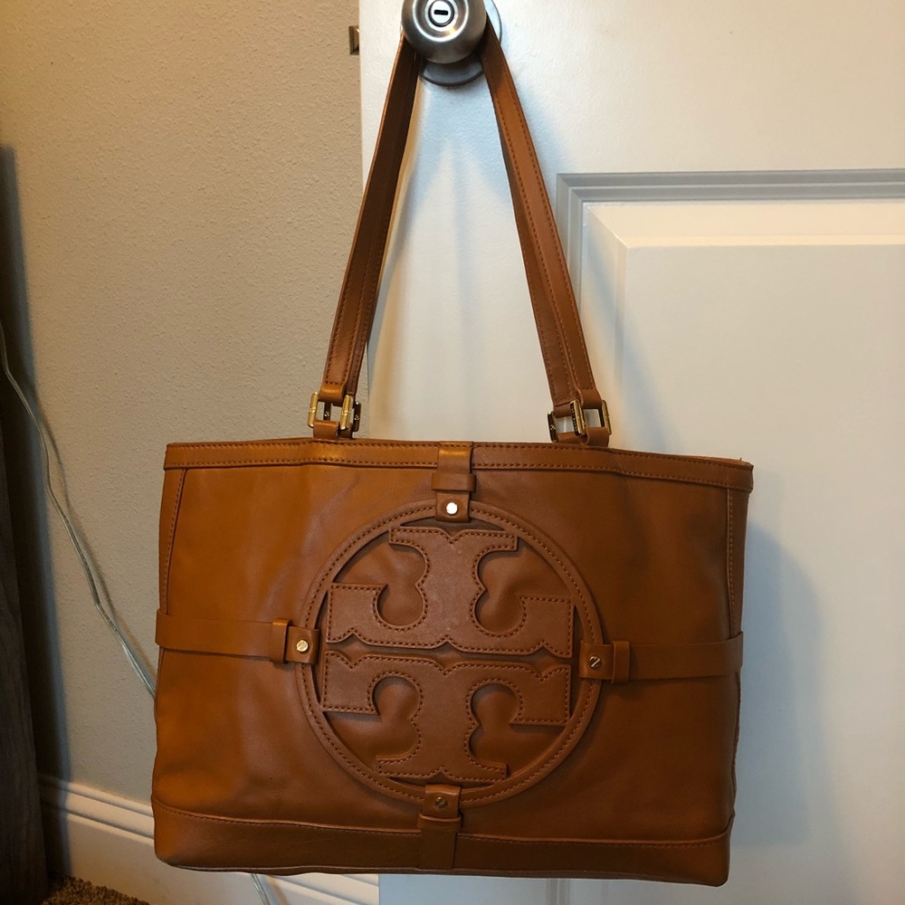 Tory Burch Tan Leather Tote Bag